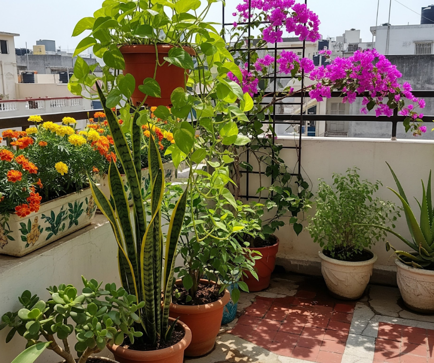 There is a myth that terrace gardening is expensive. What actually costs money is impatience.